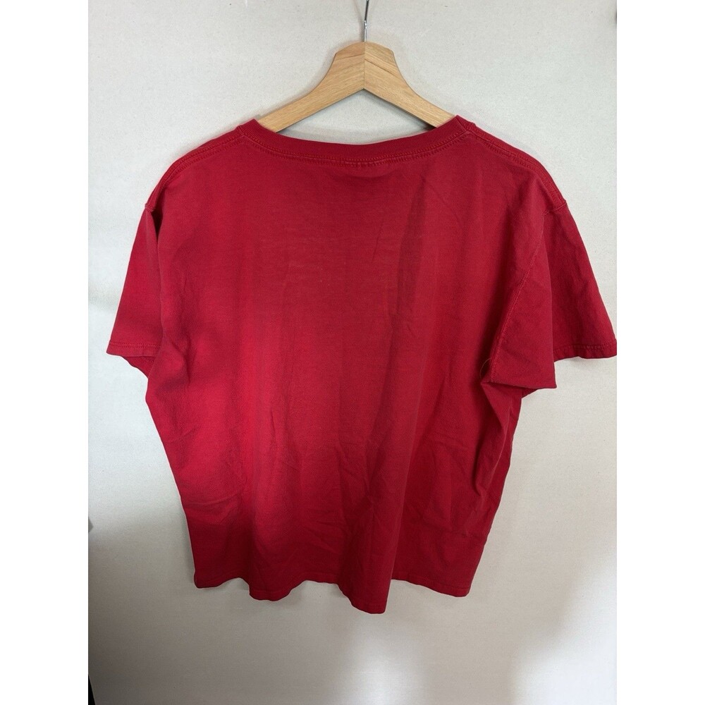 WILLOW BAY Red Short Sleeve T/Neck P/Over Womens Top T-Shirt Size XL 18 - Picture 3 of 3